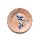 New Marble Small Flat Plate 21cm Peach