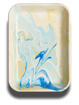 New Marble Large Baking Dish 26x18x4cm Lemon Cream