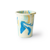 New Marble Small Tumbler 250cc Lemon Cream