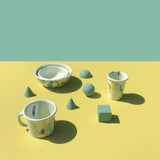 New Marble Small Tumbler 250cc Lemon Cream