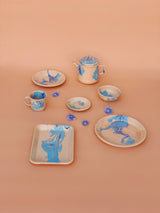 New Marble Tea Pot 1000cc Peach