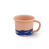 Primavera Large Mug 9cm Cobalt on Peach 300cc