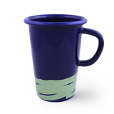 Primavera Latte Mug 500cc Mint on Indigo