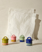 Primavera Canister 9cm 300cc Chartreuse on Rose