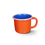 Colorama Large Mug 300cc Coral and Electric Blue with Soft Pink Rim