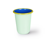 Colorama Small Tumbler 250cc Mint and Electric Blue with Chartreuse Rim