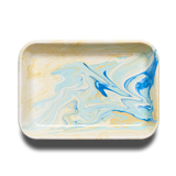 New Marble Rectangular Tray 26x18x2cm Lemon Cream