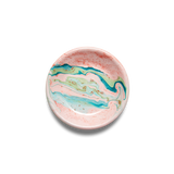 New Marble Cookie Plate 12cm Blush