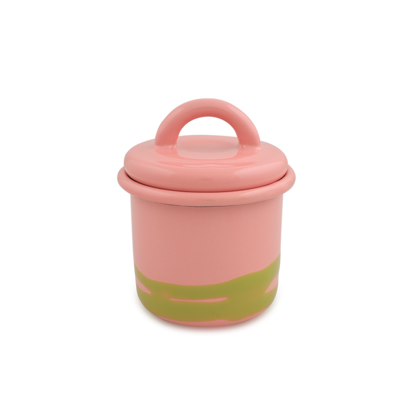 Primavera Canister 9cm 300cc Chartreuse on Rose